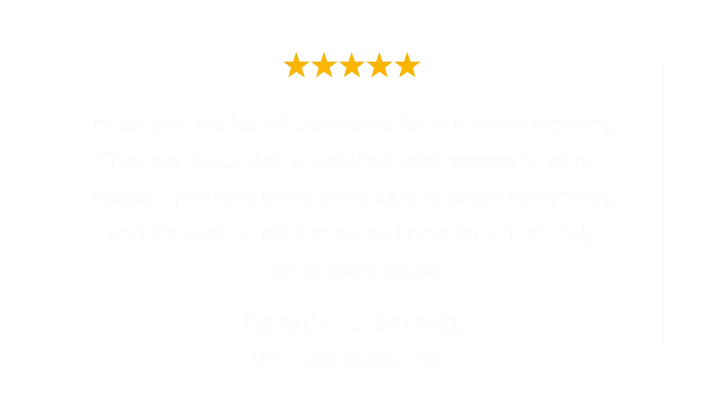 Before and after cleaning satisfaction review from a East London homeowner